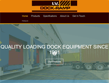 Tablet Screenshot of ivdock-ramp.ca